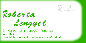 roberta lengyel business card